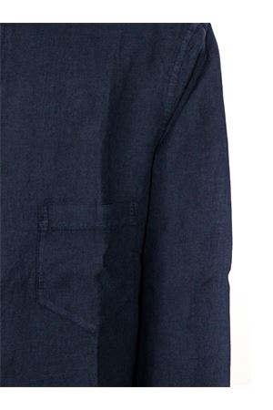 Dark blue linen shirt MAURO GRIFONI | G6AB0011ABU88G